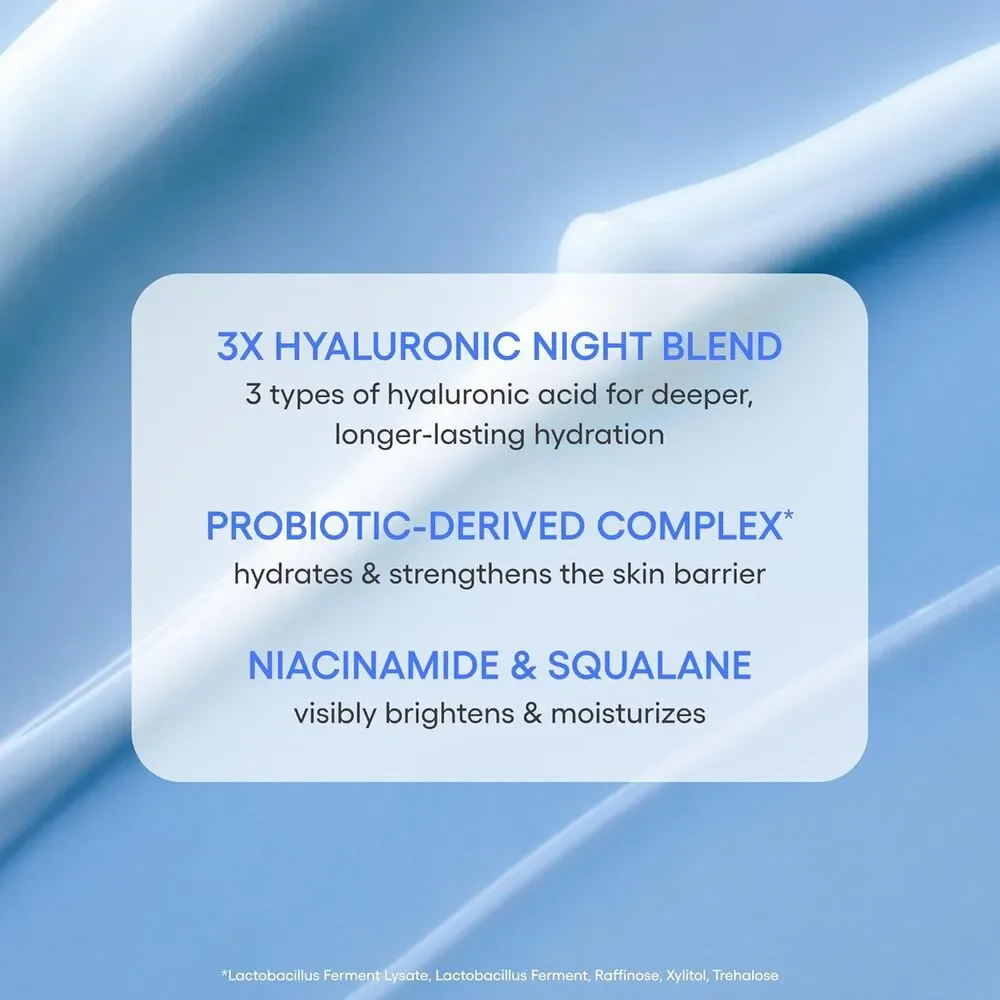 LANEIGE Water Sleeping Mask: Hydrating Korean Overnight, Squalane & Probiotic